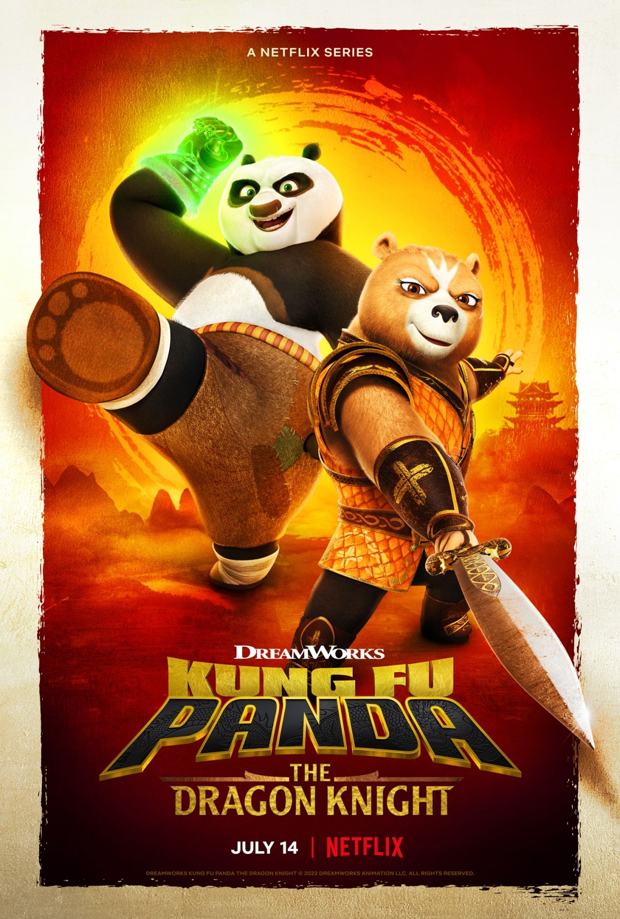 Download Kung Fu Panda: The Dragon Knight (2023) Season 3 Dual Audio {Hindi-English} 720p | 1080p WEB-DL